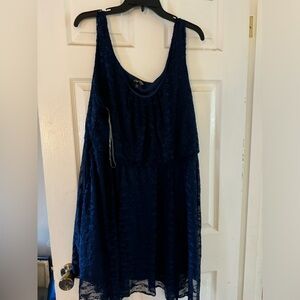 Love reign navy dress
